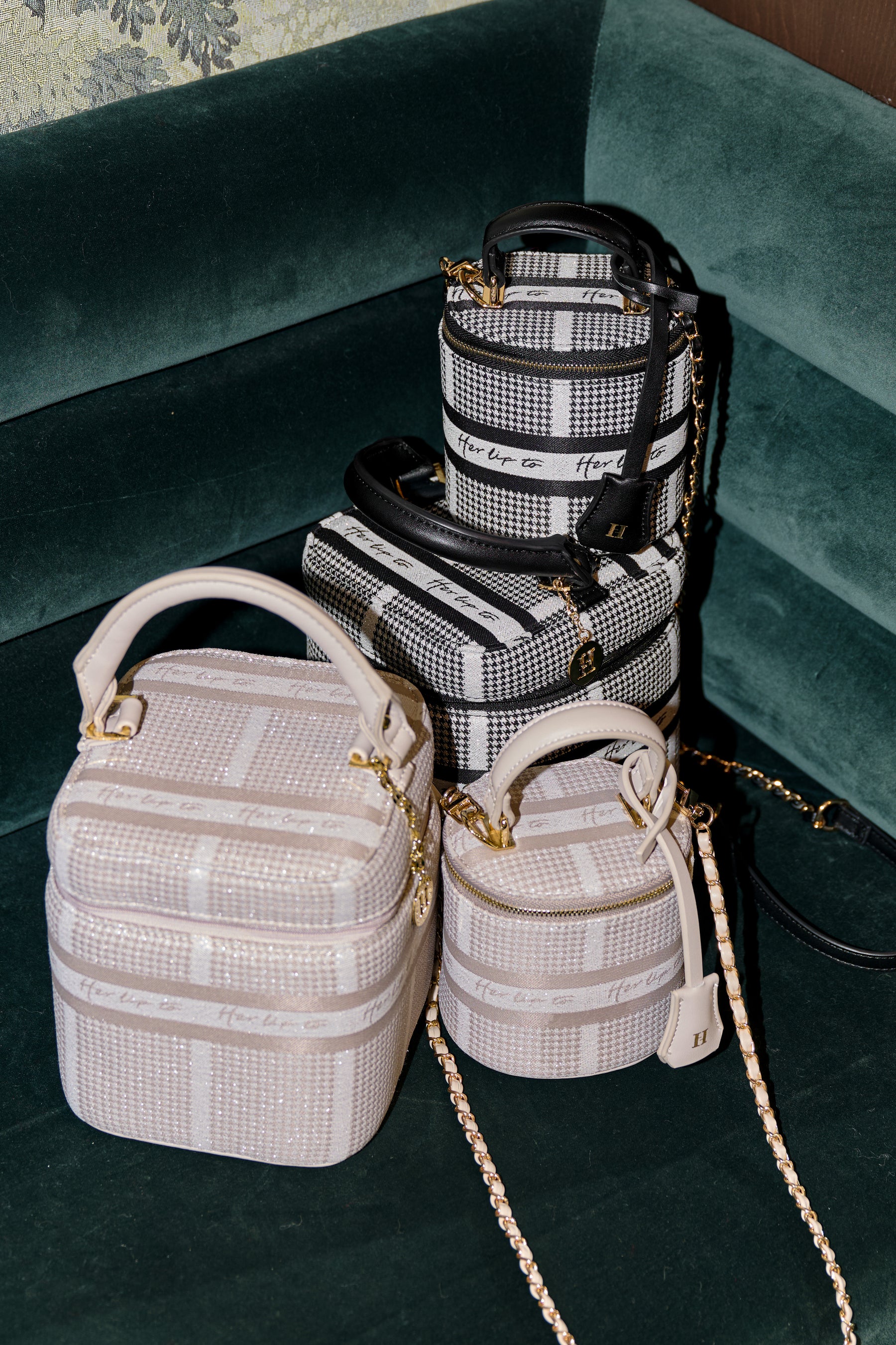 HLT Jacquard Mini Vanity Bag