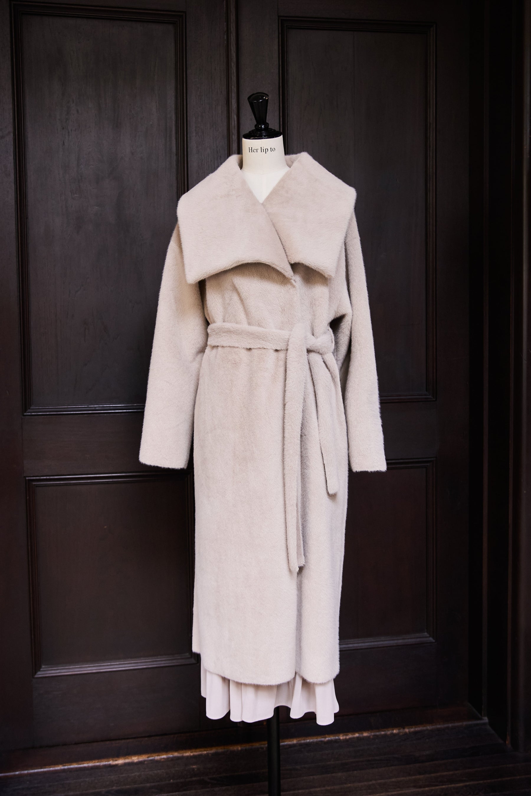 beige / latte】Grace Wrap Coat