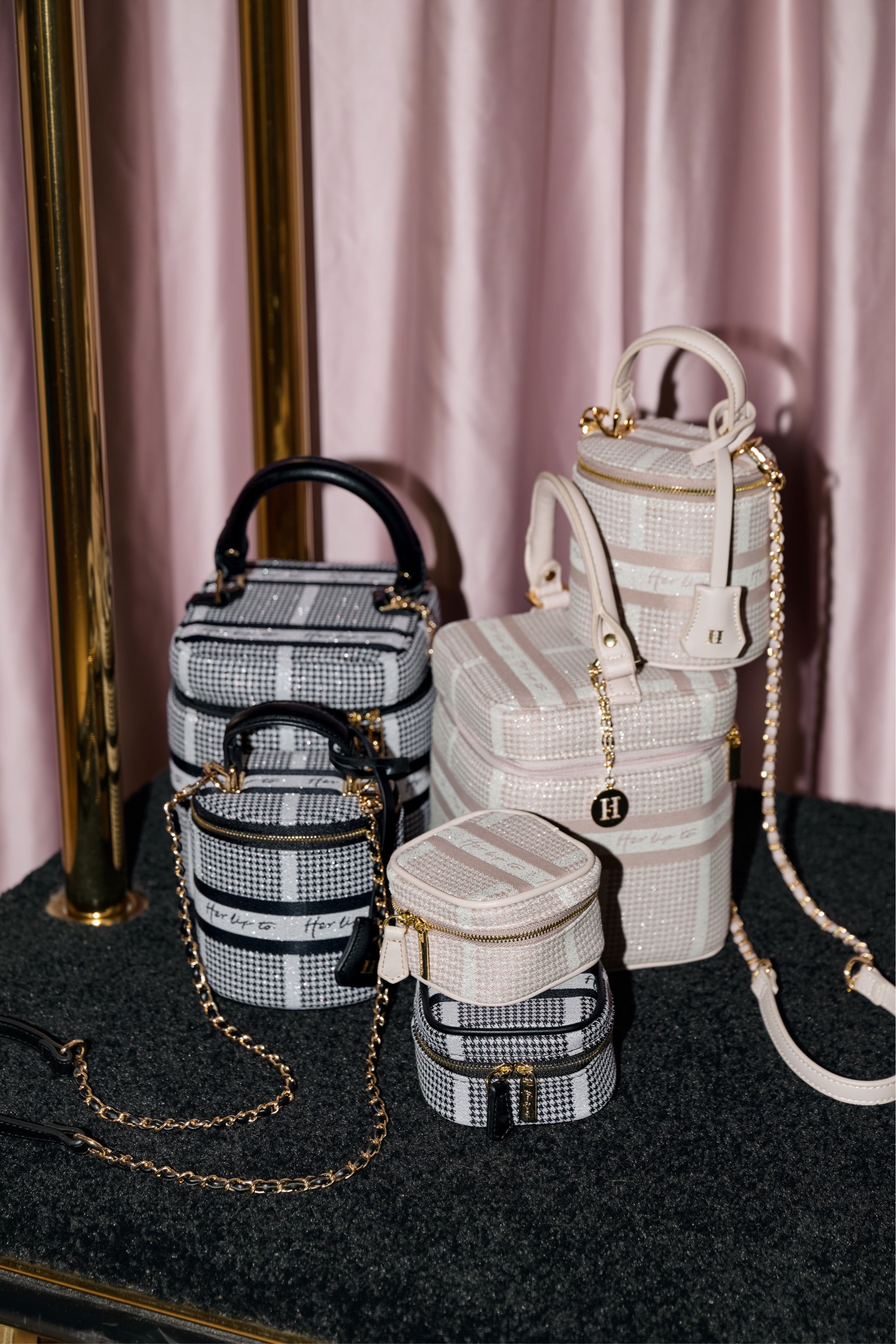 HLT Jacquard Mini Vanity Bag