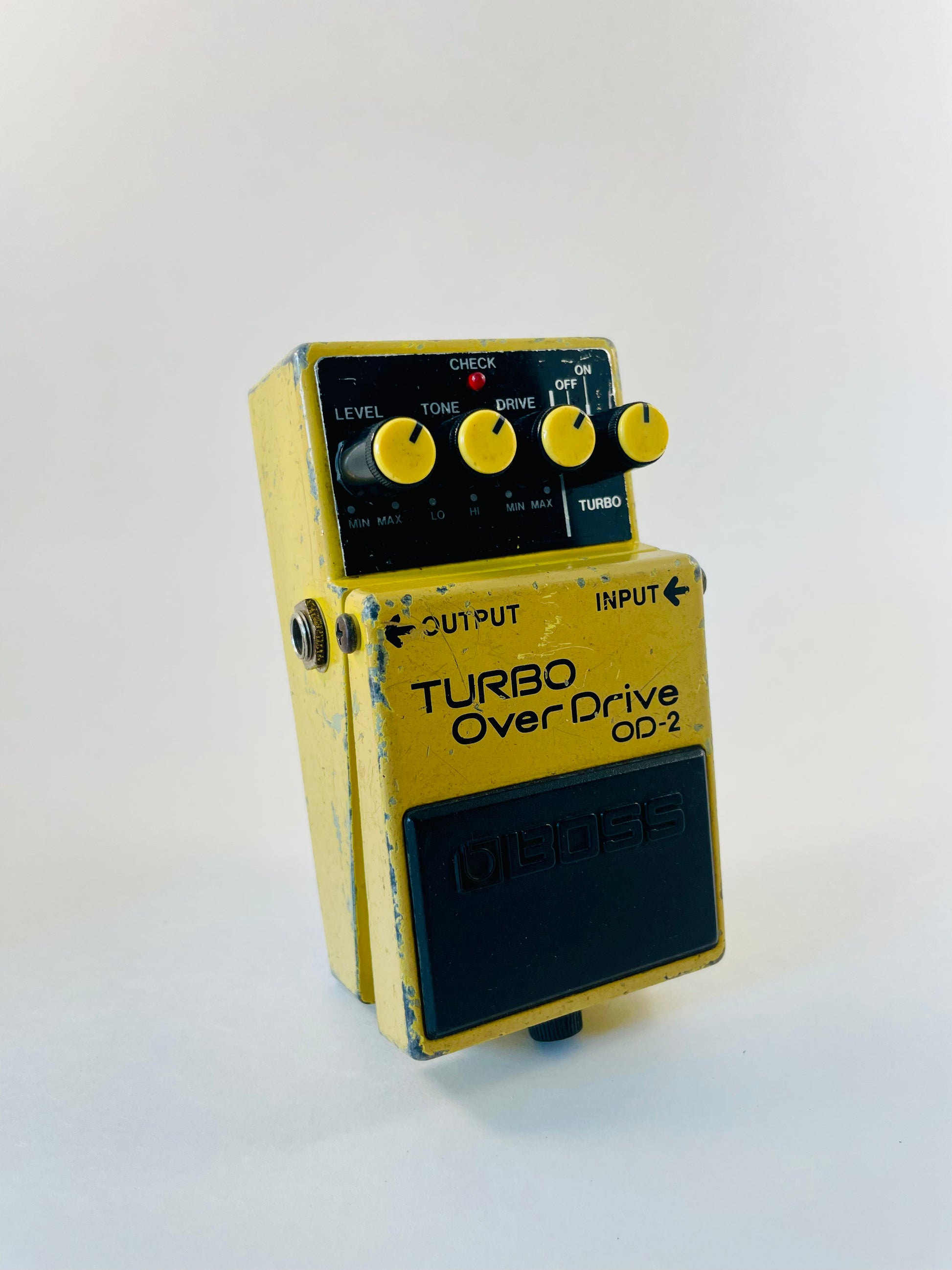 Boss OD-2 Turbo OverDrive (Black Label) 1988 - 1995 - Yellow