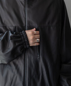 stein / シュタイン】 LEATHER WINDBREAKER JACKET - BLACK | 公式通販