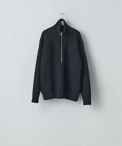ssstein / シュタイン】OVERSIZED DRIVERS KNIT HALF ZIP PULLOVER