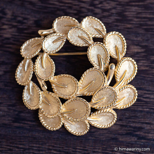 lotuscloud 2486⭐️TRIFARI トリファリ ブローチ ビンテージ