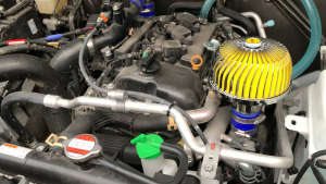 JB64ジムニーにキノコ型エアクリーナーを取付けたらブローオフバルブ