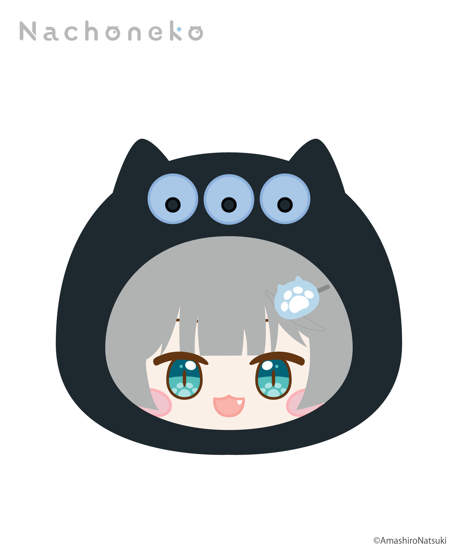 甘城なつき/Nachoneko』フェイス型クッション｜HICUL ONLINE STORE