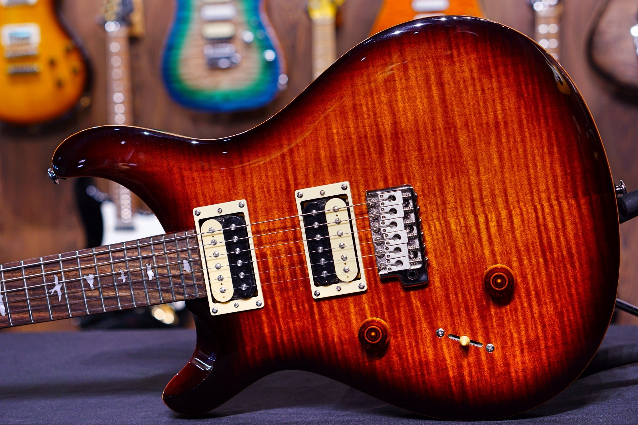 PRS SE Lefty Custom 24 Tobacco Sunburst