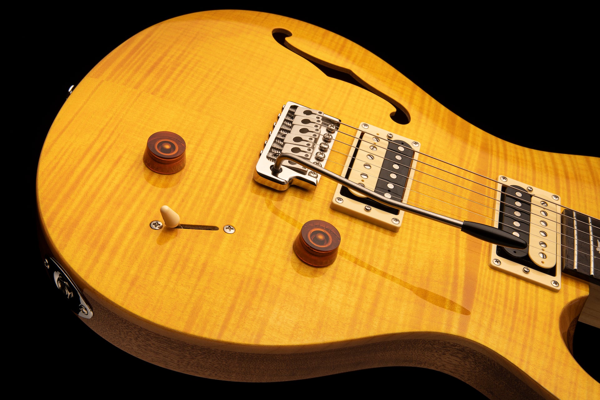 PRS SE Custom 22 Semi Hollow - Santana Yellow
