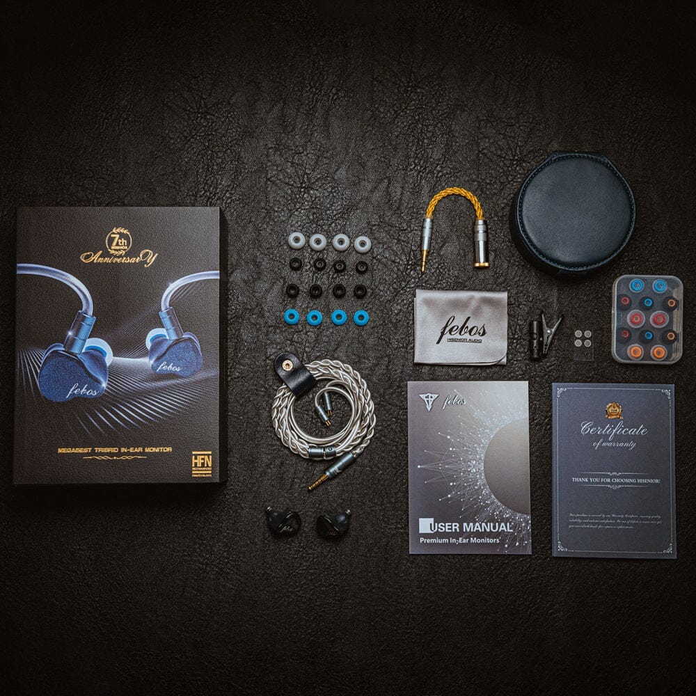 Hisenior Mega5Est 10mm 1DD+2BA+2EST Hybrid In-Ear Earphones