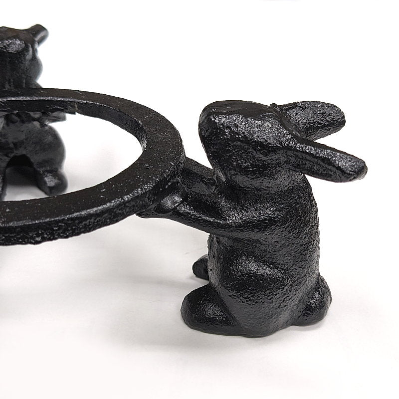 うさぎ五徳（鋳物） – 【火鉢専門通販ショップ】火鉢.shop 増田屋