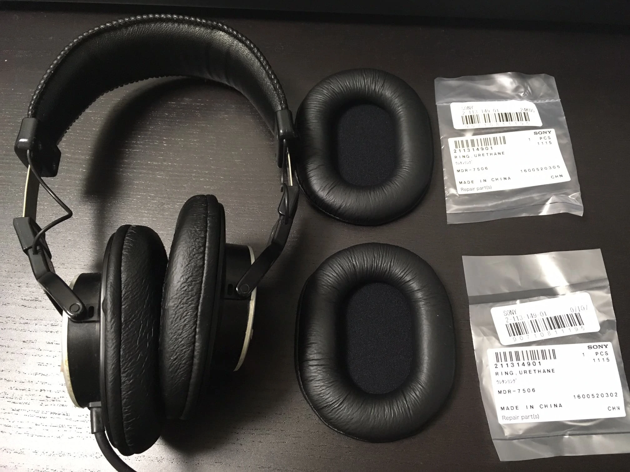 MDR-CD900STのイヤーパッドとウレタンリングを交換して音漏れを改善