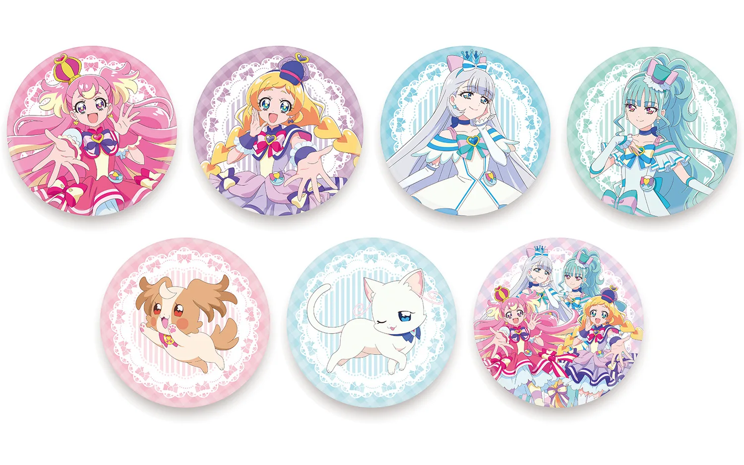 2024 キュアドリーム 主人公 缶バッジ プリキュア展 まとめ売り 14個
