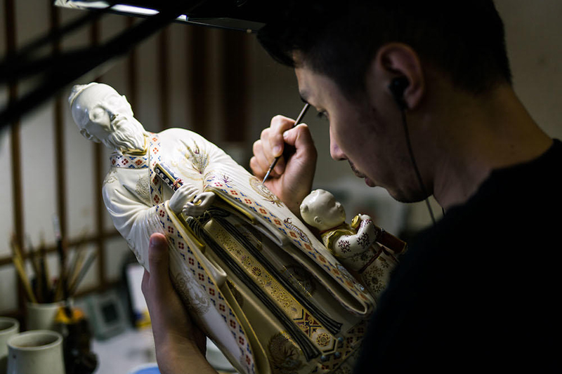 薩摩焼 唐子人形 古薩摩 里帰り品 薩摩焼 唐子人形 古薩摩 里帰り品