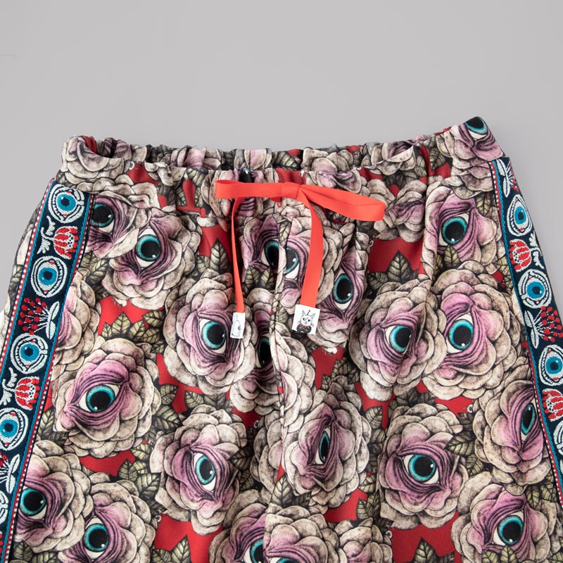 眼花ジャージ アラジンパンツ RED – ボリス雑貨店