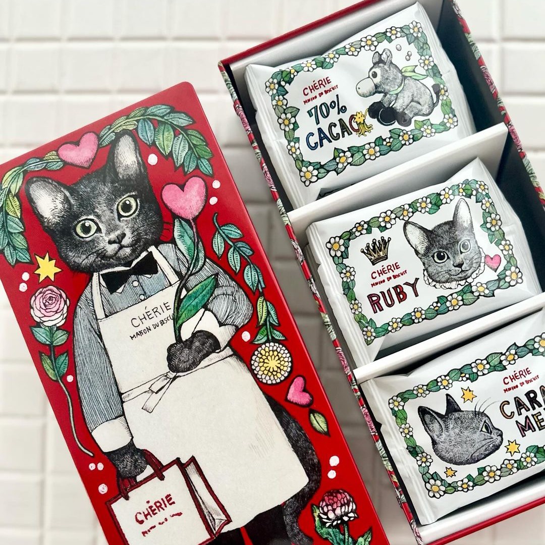 CHÉRIE×ヒグチユウコ 限定スペシャル缶｜ヒグチユウコ Higuchi Yuko