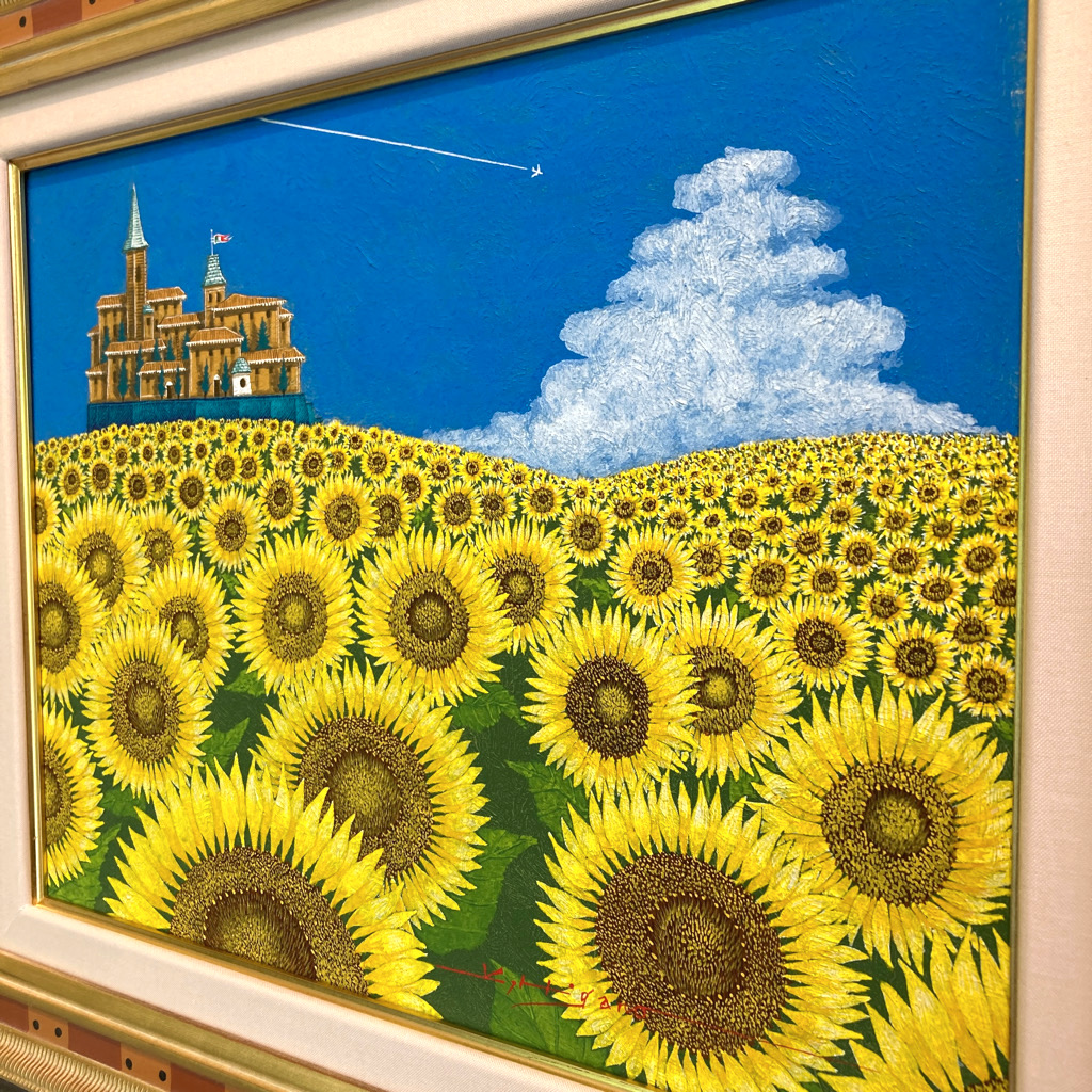 浜辺のかたち」4号テンペラ画