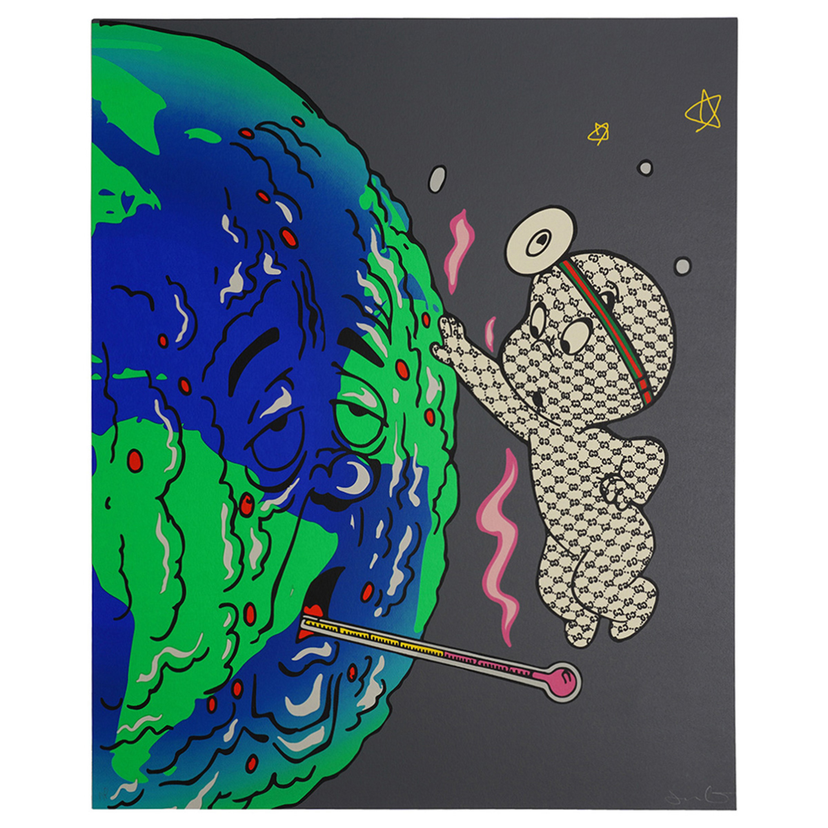 や*こ様 【美品】GUCCI グッチ ゴースト トレバーアンドリュー 絵