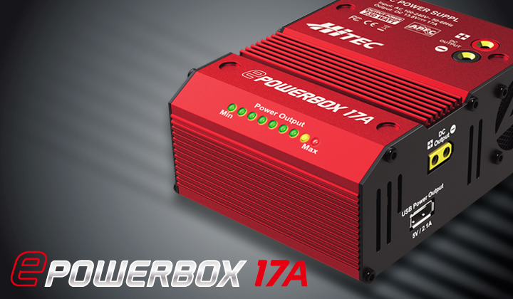 e POWER BOX 17A [e パワー ボックス 17A] 充放電器 | Hitec Multiplex