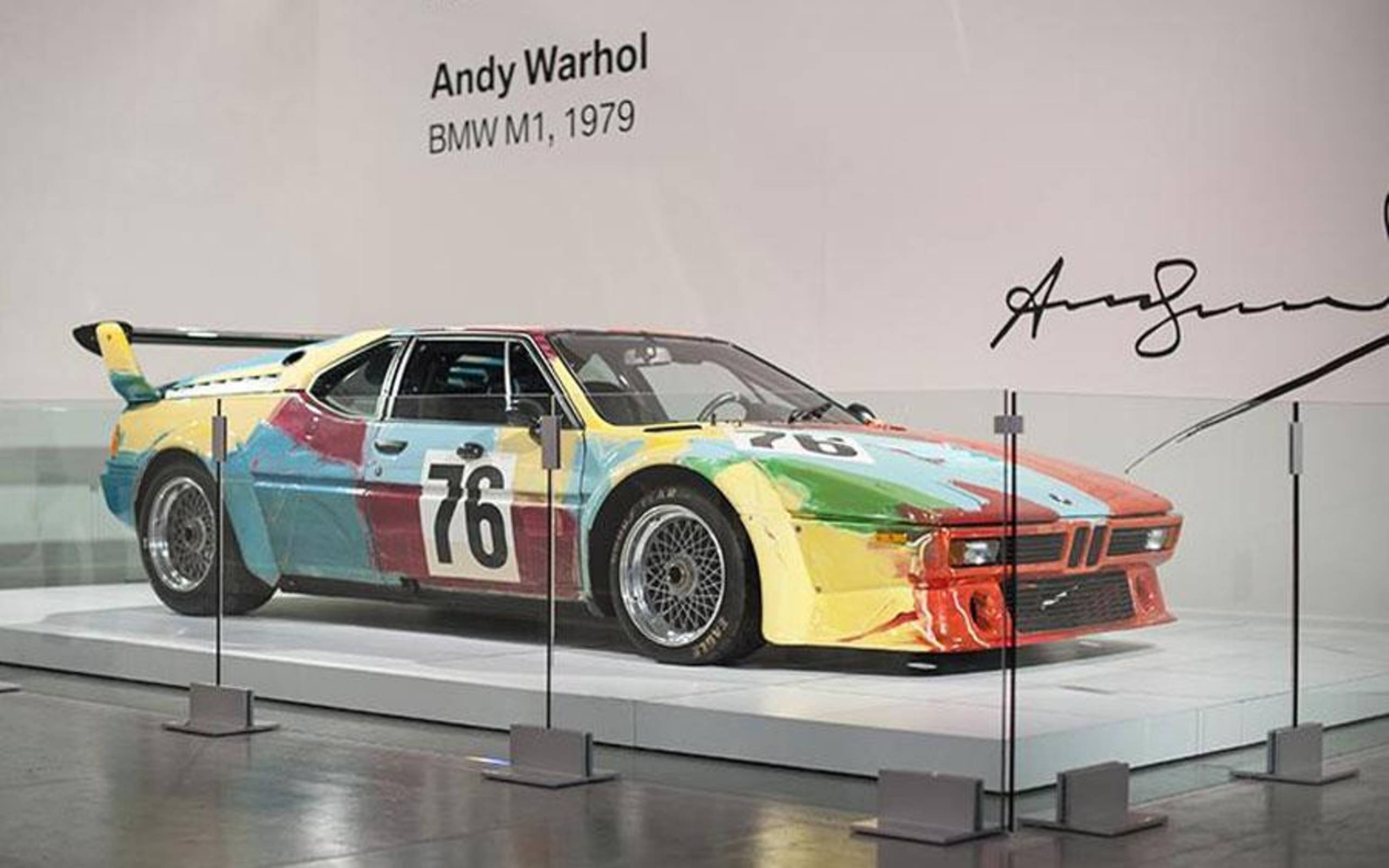 Up Close With Andy Warhol's BMW M1 Art Car