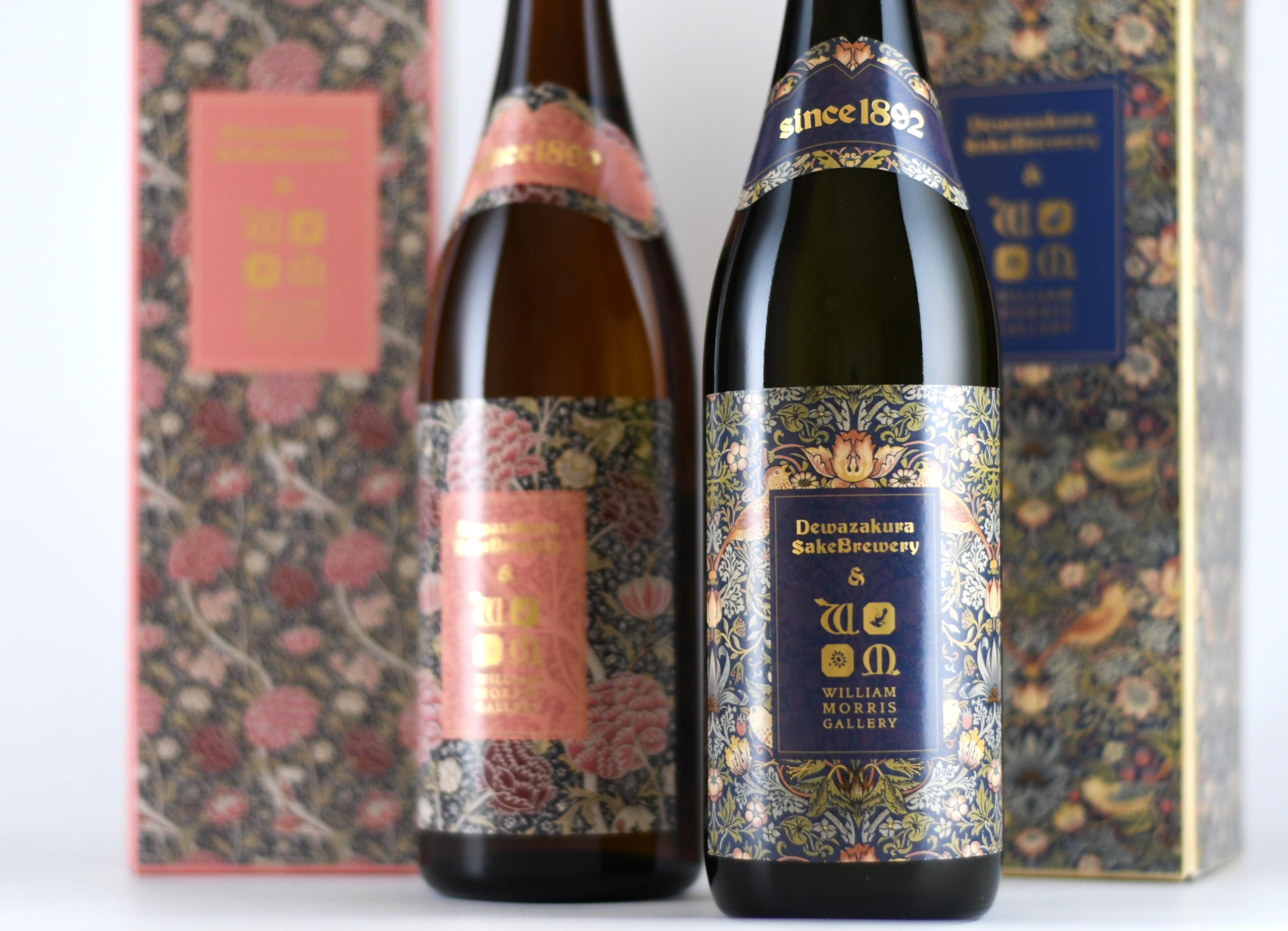 ウィリアム・モリス×出羽桜酒造：美学が共鳴した日本酒が登場
