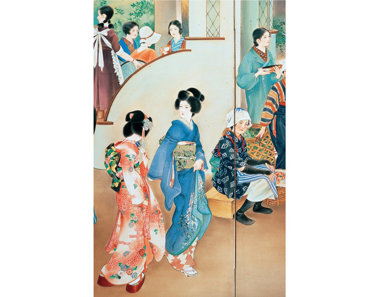 大正ロマンの着物を解説｜高畠華宵のファッション絵巻に描かれた職業
