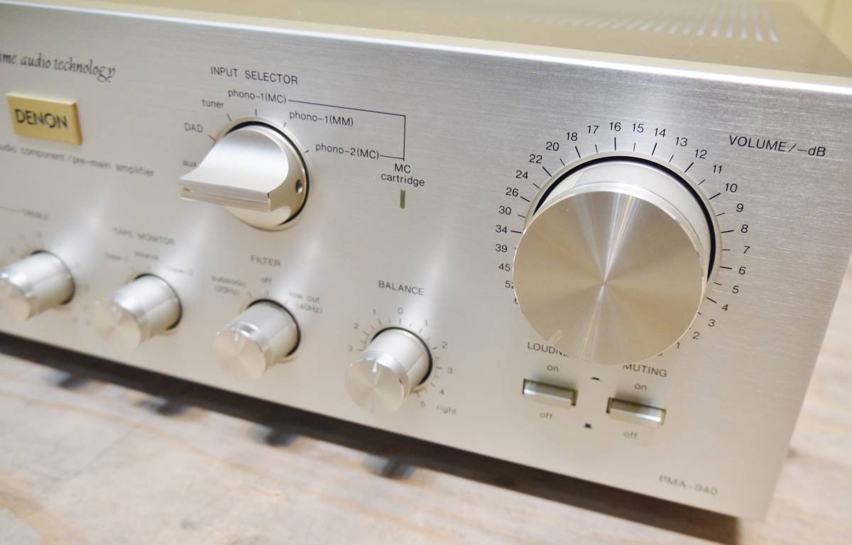 DENON PMA-940 Integrated Amplifier - Japanese Audio&Acoustic&Book