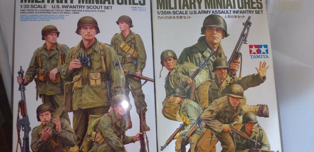 初心者向け】フィギュアの製作と塗装法（タミヤ 1／35 アメリカ歩兵