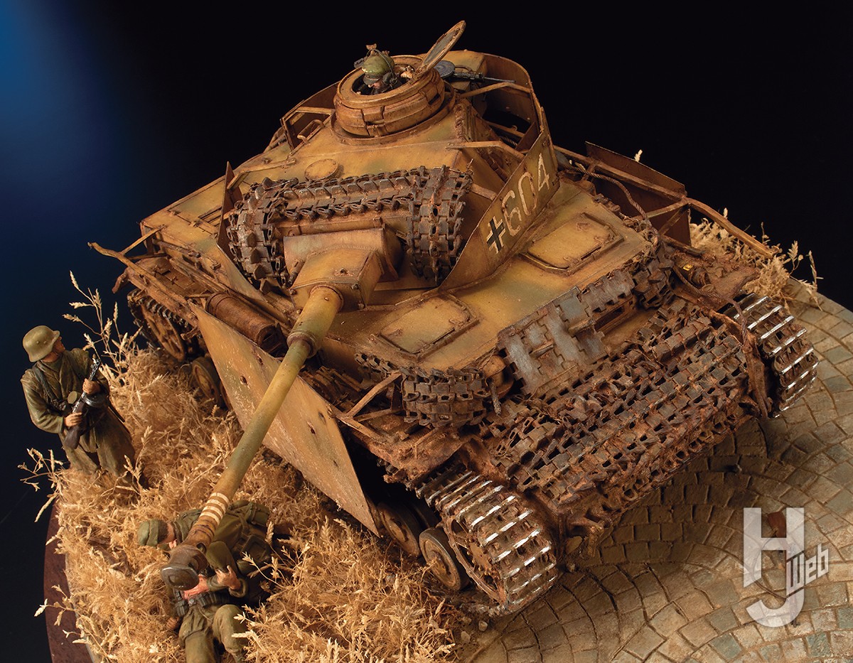 古参のIV号」イメージで作るミニアート「IV号戦車 H型 ニーベルンゲン
