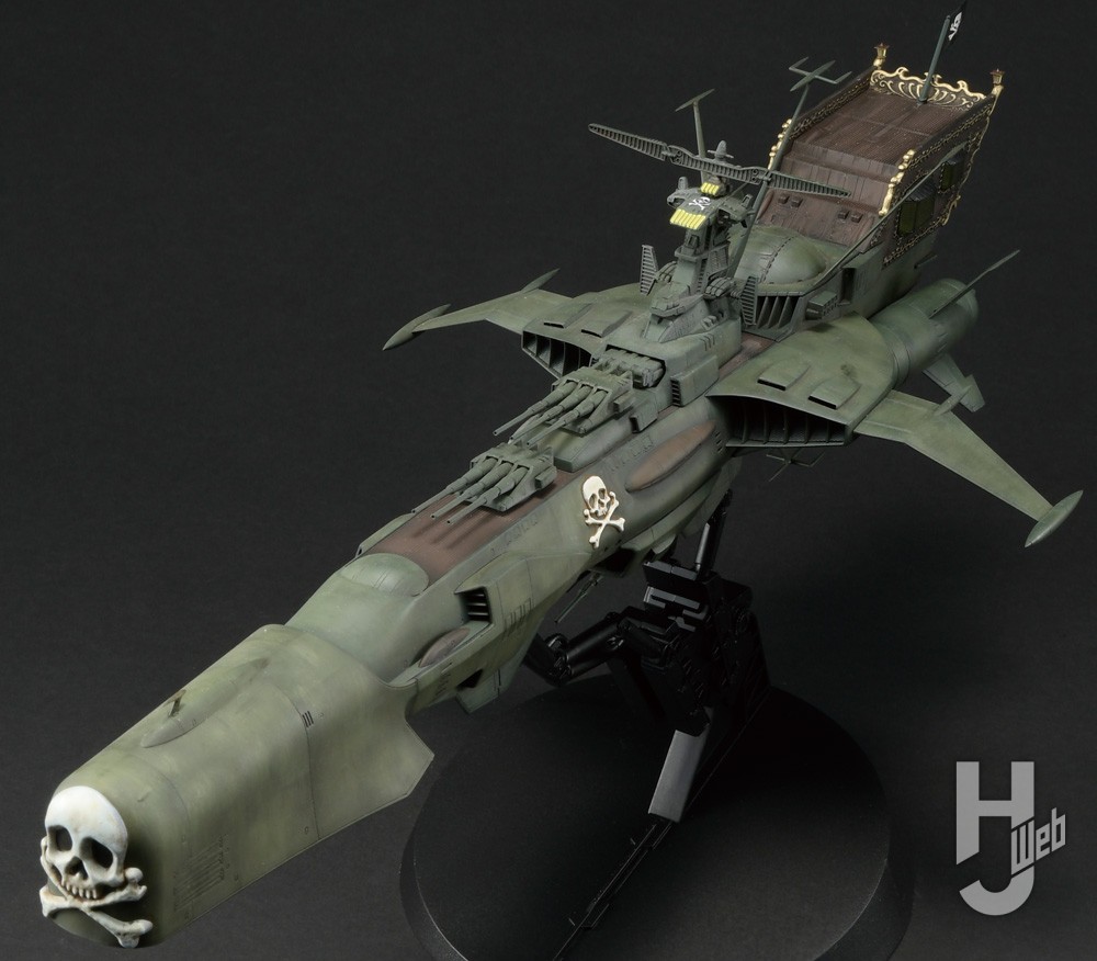 松本零士『銀河鉄道999』の「アルカディア号」を劇場版の色合いで再現