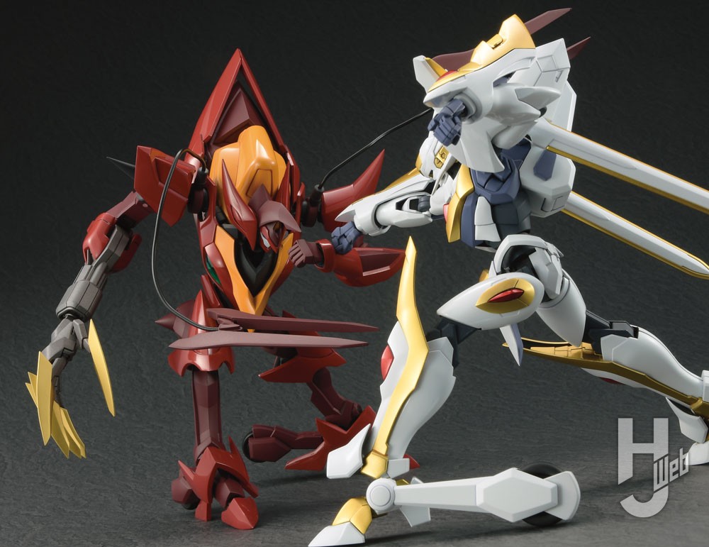 コードギアス 紅蓮聖天八極式 ランスロットアルビオンHG 1/35 2体