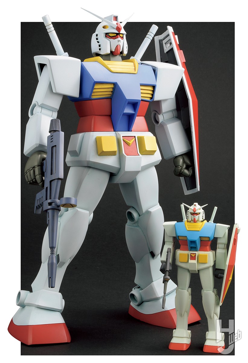 旧キット「1/60 ガンダム」を大河原邦男氏の描くガンダム風に