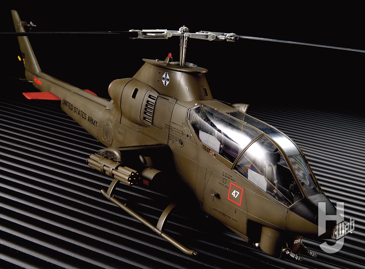 ICM 1/32スケール新キット「アメリカ陸軍 AH-1Gコブラ（初期型）」を
