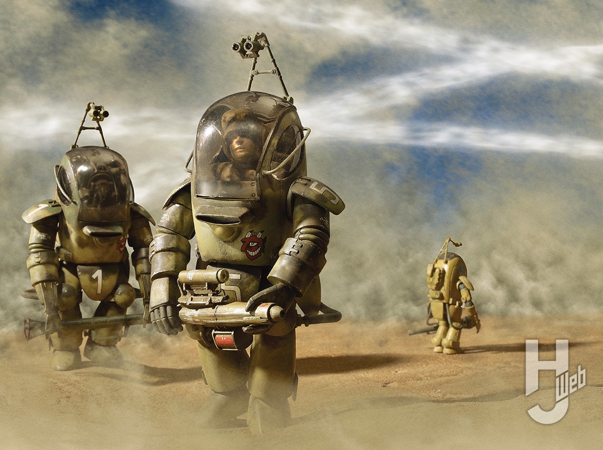 俺はP.K.A.が好きなんじゃ！」旧キットを改造して新たな武器とAI搭載型