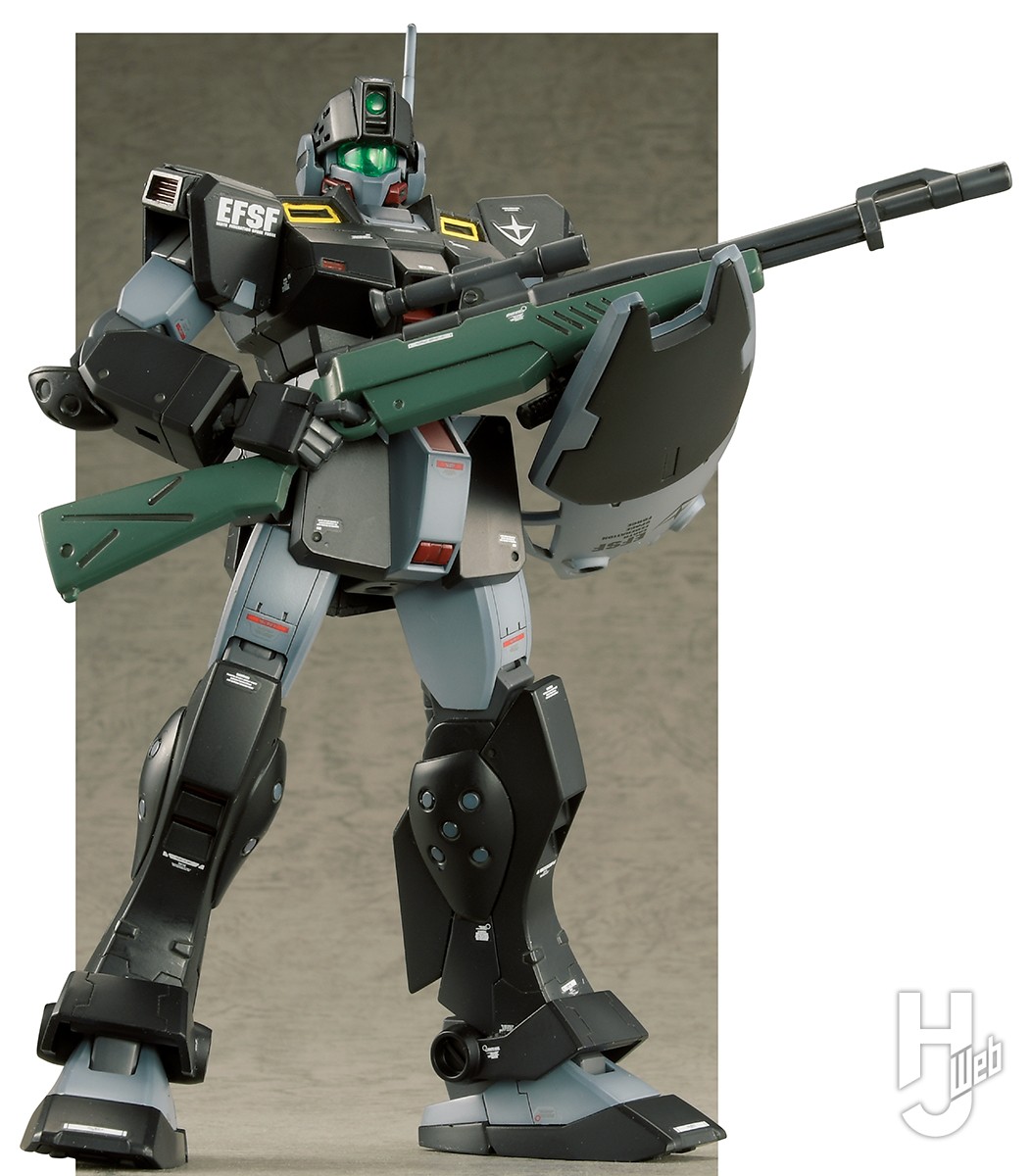 プレバン「HG ジム・スナイパーII（リド・ウォルフ機）」をディテール