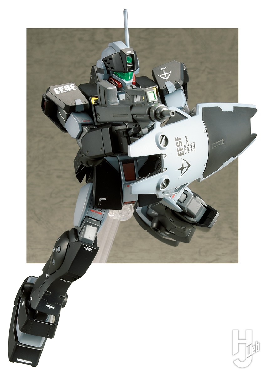 プレバン「HG ジム・スナイパーII（リド・ウォルフ機）」をディテール