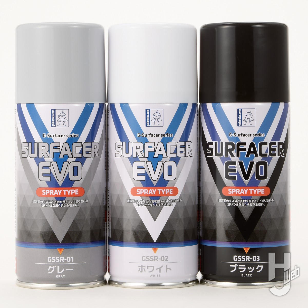 ガイアノーツ定番塗料が缶スプレーに！新登場の「サーフェイサーエヴォ