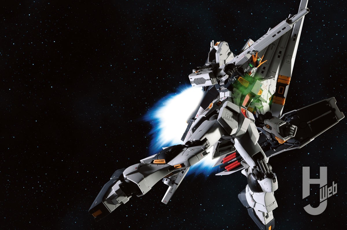 MG νガンダムver.Ka LEDライト機能付き 全塗装組立済 MG νガンダム Ver