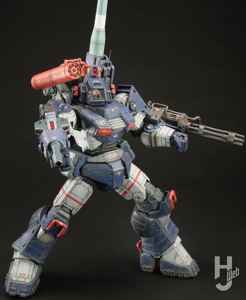 1/35「ダグラム Ver.GT」ビッグサイズのプラキットに装備・フィギュア