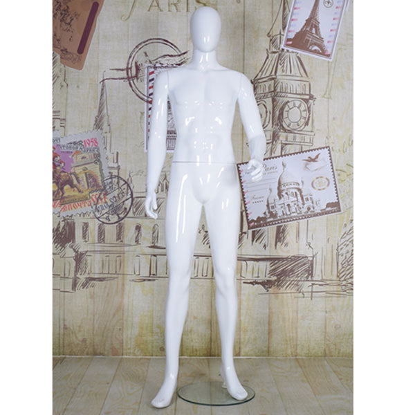 女性全身マネキン グロスホワイト塗装でアパレル展示向け | 店舗什器の