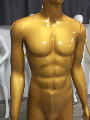 男性全身マネキン シャンパンゴールドでリアル感向上 | 店舗什器の通販