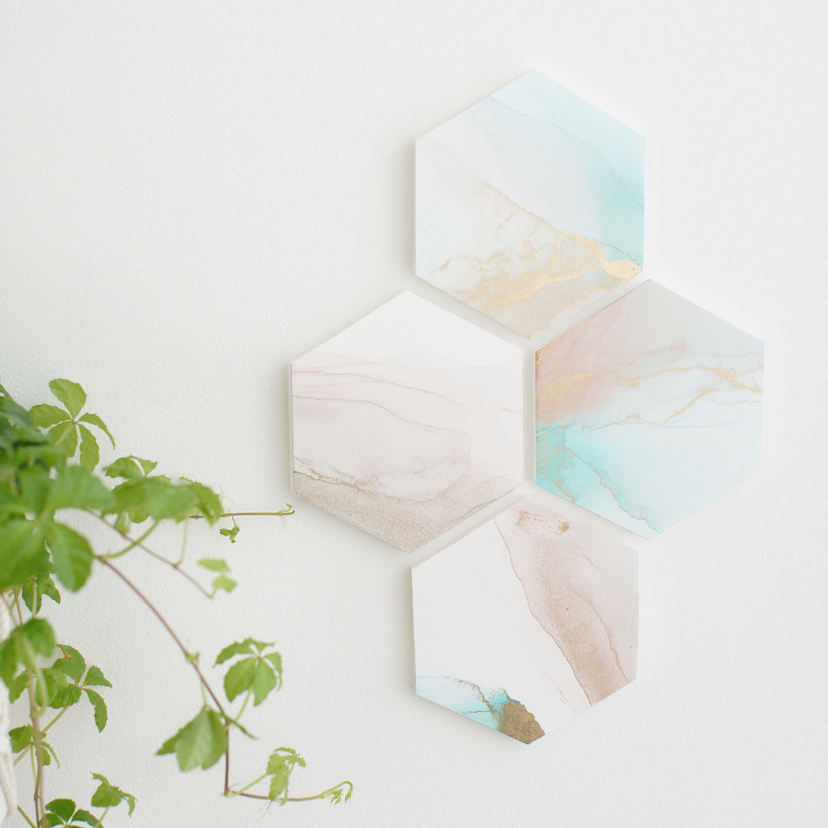 アロハママ】 テクスチャーアート アクリル画 3点 概要欄に使用品