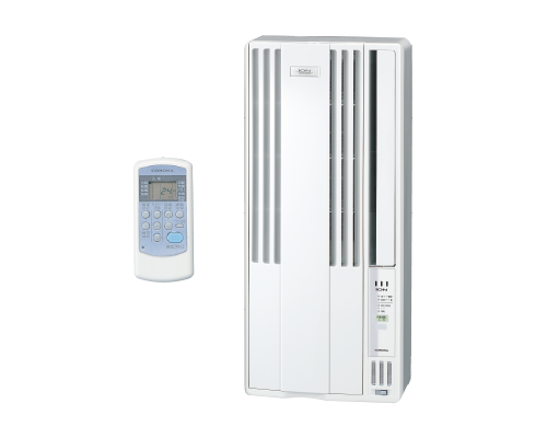 主に4〜6畳用】コロナウィンドエアコン。冷房しながらお部屋の空気を