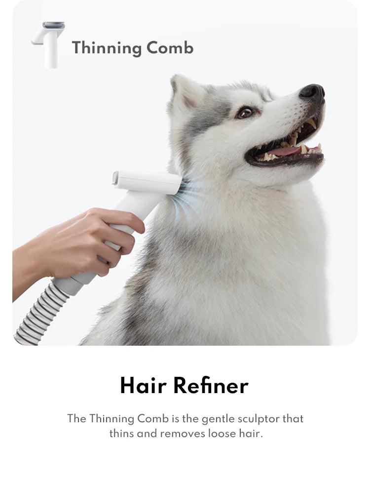 HomerunPET Pet Grooming Kit & Dog Hair Vacuum HC15