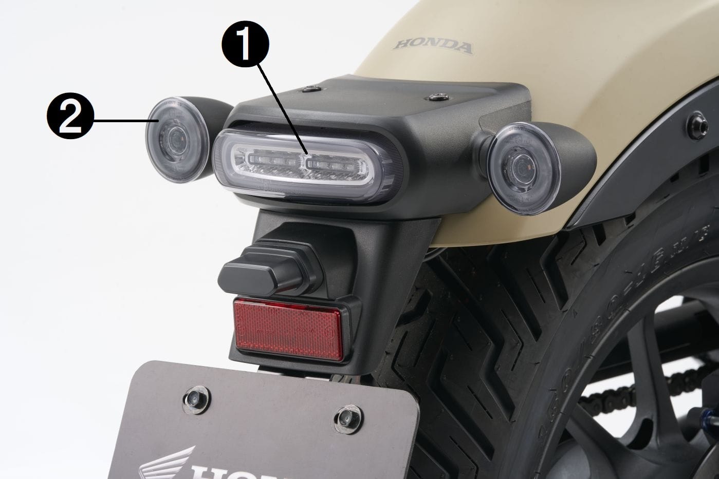 SP武川 W400/W650/W800 LEDテールランプキット レンズカラー クリア SP