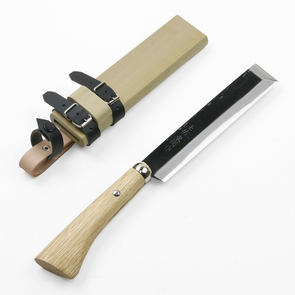 AZUMASYUSAKU Bamboo splitting Japanese Hatchet / Machete, Aogami