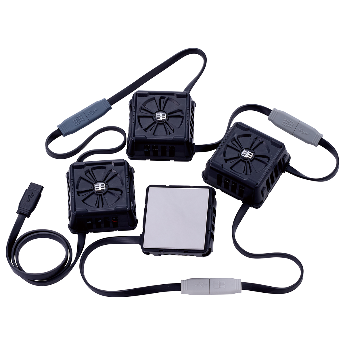 P2882ペルチェセット（四角形） - HOOH VILEA 作業着と電動ファン付き