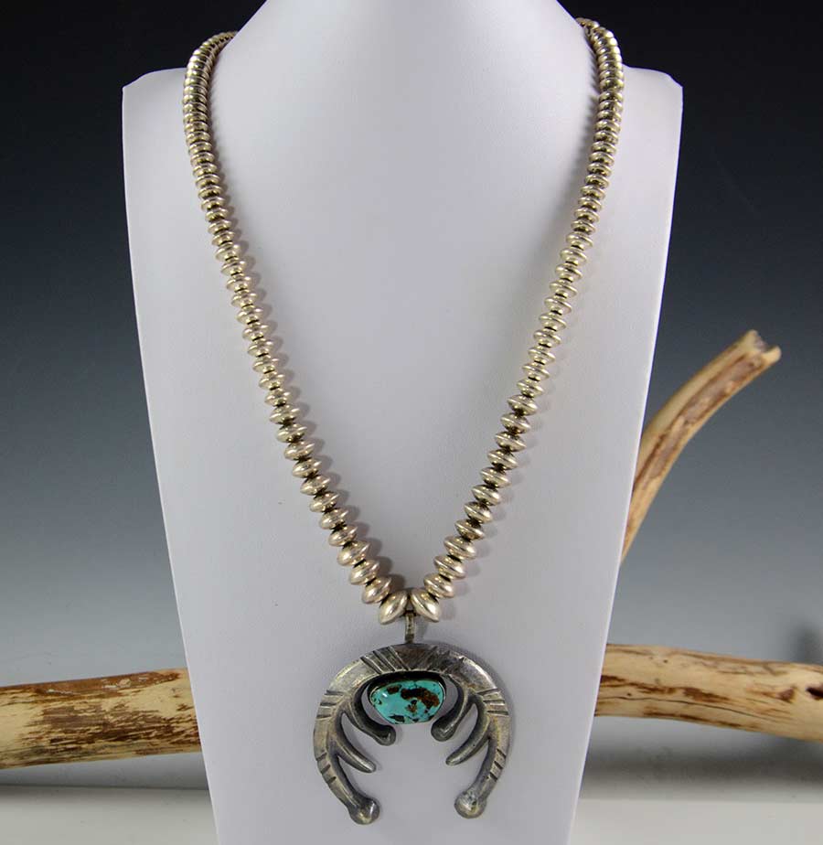 Navajo Silver Bead Naja Necklace | Hoel's Sedona | Silver Navajo