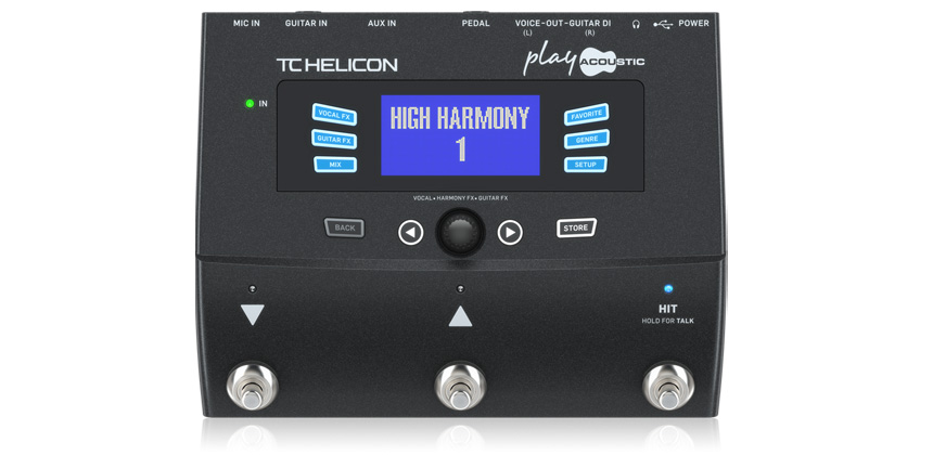 PLAY ACOUSTIC Tc Helicon, PLAY ACOUSTIC Harmony Tc Helicon