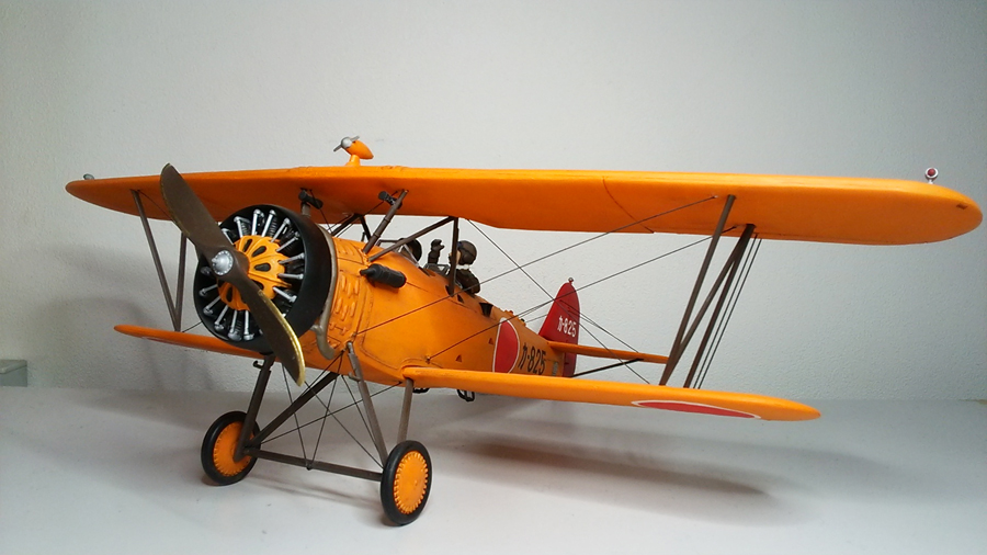 tomoya 九五式中間練習機(赤とんぼ)リアルモーターライズ完成品 tomoya