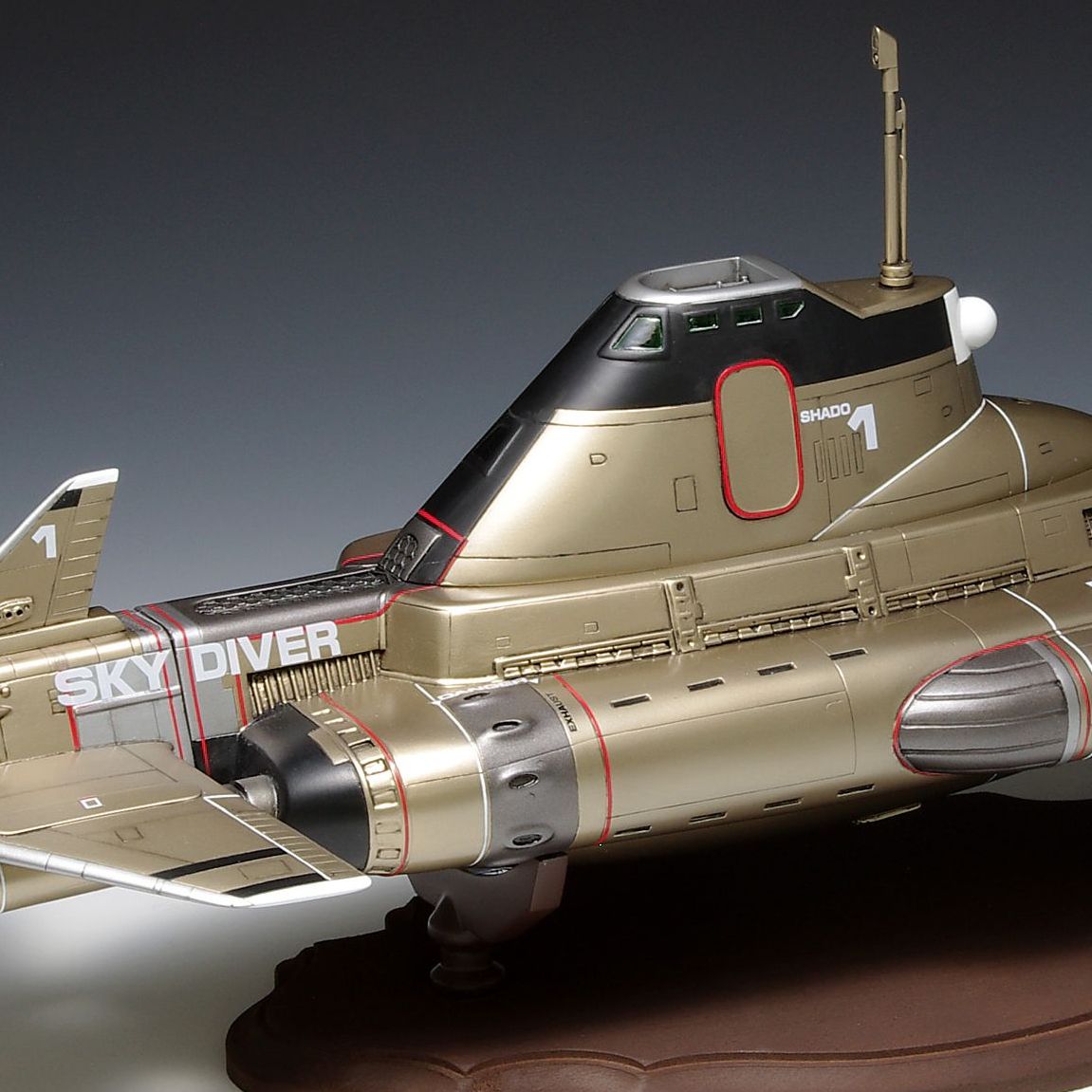 wave 謎の円盤UFO スカイダイバー SHADO SKYDIVER 未組立 wave 謎の