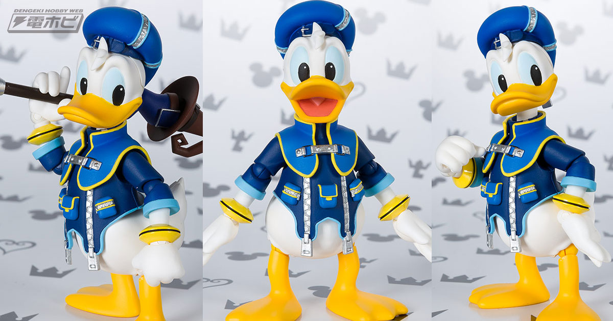 キングダムハーツII』ドナルドがS.H.Figuartsシリーズに登場！ソラ